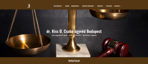 Dr. Kiss D. Csaba ügyvéd oldala